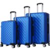 Luggage Set 3pcs Diamond Blue