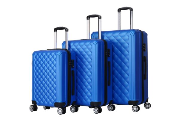 Luggage Set 3pcs Diamond Blue