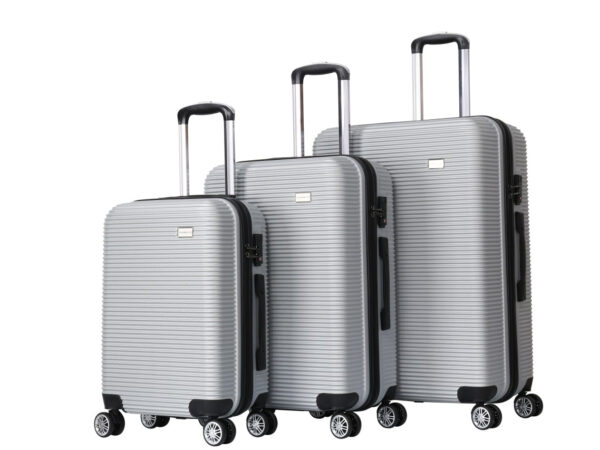 Luggage Set 3pcs horizon silver