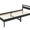 Lzzy Single Bed Frame - Black