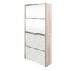 Mirrored Shoe Cabinet 60cm