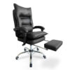 DS New Markus Office Chair with Footrest PU Black