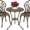 Ornato Bistro Set Cast Alum.