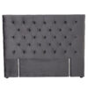 Rakel Headboard Nzk Velvet Grey