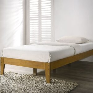 Sovo Double Bed Lc Oak with Mem23