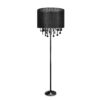 Svart Crystal Floor Lamp