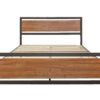 Bivio Metal King Bed Frame