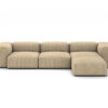 Corduroy Fabric Sofa Set