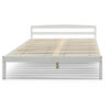 Double bed frame with mattress