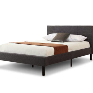 Soni Linen Fabric Queen Bed Frame