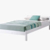 Wayford King Single Bed Frame - Wooden White