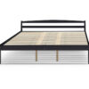 Wayford Queen Bed Frame - Wooden Black
