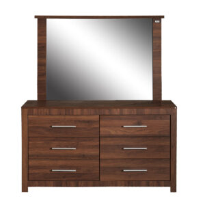 Valnot Dresser with Mirror