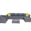 Vicenza Outdoor Corner Set 6 Seater Aluminium frame