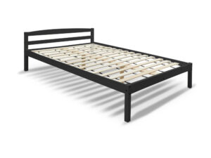 Wayford Wooden Bed Double Black Pr2650 Bed Frames Nz Depot - Nz Depot