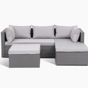 3PC Outdoor Sofa Light Grey