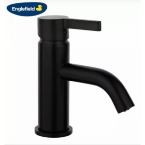 Basin Mixer -  Englefield Studio Pin Gooseneck Basin Mixer Matte Black EF-25922A-4-BL, Basin Mixer - NZ DEPOT