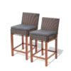 Cannes Outdoor Bar Chairs Aluminium frame