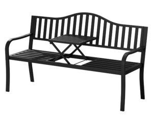 Ds Arteferro Garden Bench With Fold Table Pr65686 Outdoor Furniture Nz Depot - Nz Depot