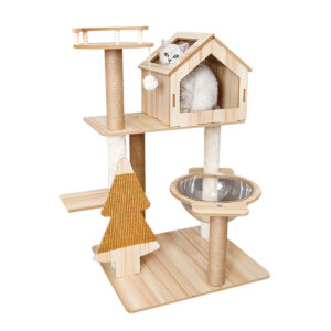 Cat Tree Wooden 100CM