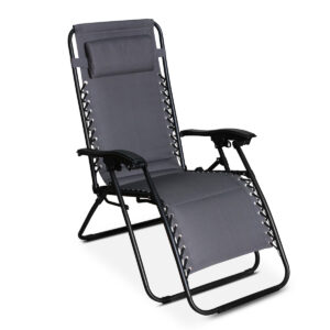 Zero Gravity Chair Padded Grey