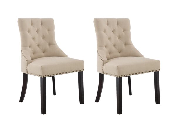 Dining Chair Beige X2