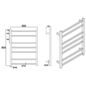 Heated Towel Rail - NZ DEPOT