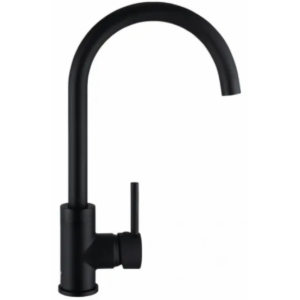 Kitchen Sink Mixer Round Series Kf1006B Black Kf1006B Kitchen Mixer Nz Depot - Nz Depot