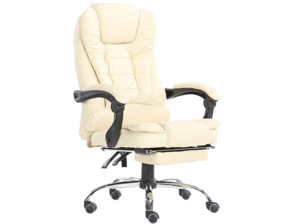 Percy Massage Office Chair Pu Beige