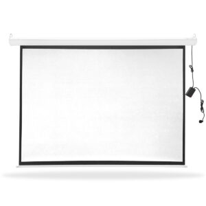 Projector Screen 100'' Wireless Remote Electric Hd