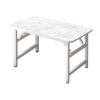 SOGA 120x60 White Foldable Computer Study Table Easy Assembly Desk No Chair, Furniture, Living Room Furniture, Tables, , ,  - NZ DEPOT 1