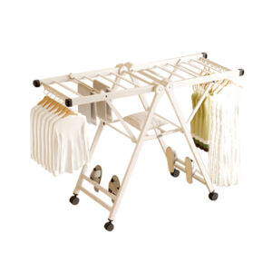 SOGA 140cm Portable Wing Shape Clothes Drying Rack Foldable Space-Saving Laundry Holder, Home & Living, Laundry, Drying Racks, , ,  - NZ DEPOT 1