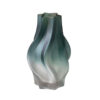 SOGA 27cm Glass Vase Blue with Beautiful glass Bubble Texture Art Vases, Home & Living>Home Decor>Vases, , , , ,  - NZ DEPOT 1