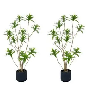 Buy SOGA 2X 150cm Lily Bamboo Plant Tree Living Room Artificial Plant Home Accent Decoration Online - Home & Living/Home Decor/Artificial Plants - 1 - NZ Depot Free Shipping