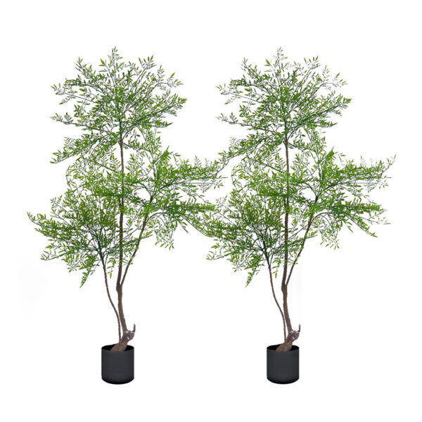 SOGA 2X 150cm Nandina Heavenly Bamboo Tree Artificial Plant Home Accent Decor, Home & Living, Home Decor, Artificial Plants, , ,  - NZ DEPOT 1