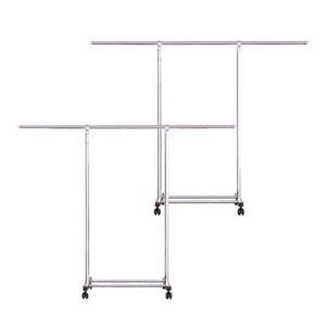 SOGA 2X 180cm Stainless Steel Floor-Standing Clothes Rack - Durable and Space-Saving Laundry Organizer, Home & Living, Laundry, Drying Racks, , ,  - NZ DEPOT 1