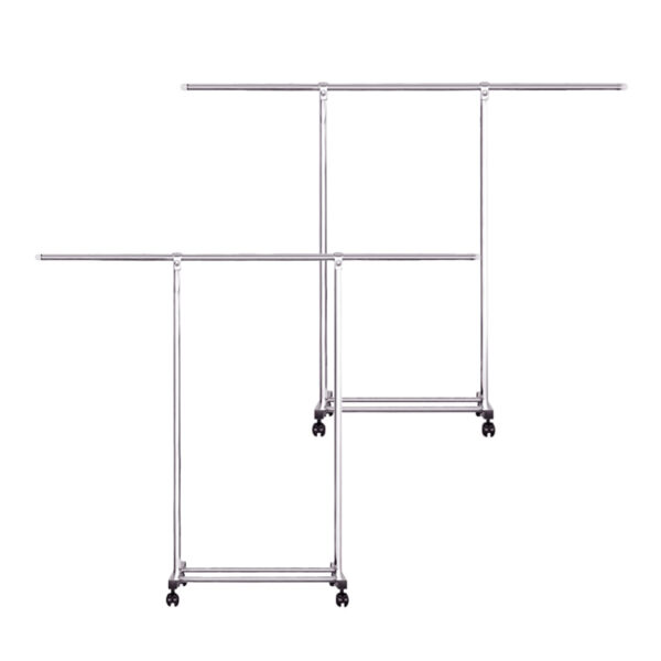 SOGA 2X 180cm Stainless Steel Floor-Standing Clothes Rack - Durable and Space-Saving Laundry Organizer, Home & Living, Laundry, Drying Racks, , ,  - NZ DEPOT 1