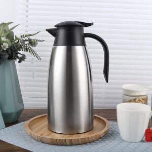 SOGA 2X 2.0L Silver Color 3-Layer Stainless Steel Vacuum Durable Thermal Flask, Home & Living, Kitchen Dining, Servingware, Other, ,  - NZ DEPOT 2