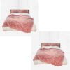 SOGA 2X 200cm Pink Fur Fuzzy Super Soft and Cozy Fluffy Throw Blanket, Home>Bed Linen>Throws And Blankets>Blankets, , , , ,  - NZ DEPOT 1