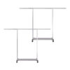 SOGA 2X 200cm Stainless Steel Floor-Standing Clothes Rack - Durable and Space-Saving Laundry Organizer, Home & Living>Laundry>Drying Racks, , , , , - NZ DEPOT 1