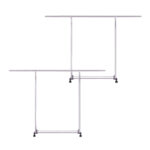 SOGA 2X  240cm Stainless Steel Floor-Standing Clothes Rack - Durable and Space-Saving Laundry Organizer, Home & Living, Laundry, Drying Racks, , ,  - NZ DEPOT 1