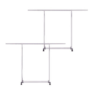 SOGA 2X  240cm Stainless Steel Floor-Standing Clothes Rack - Durable and Space-Saving Laundry Organizer, Home & Living, Laundry, Drying Racks, , ,  - NZ DEPOT 1