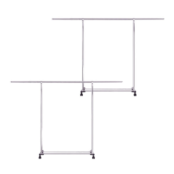 SOGA 2X 240cm Stainless Steel Floor-Standing Clothes Rack - Durable and Space-Saving Laundry Organizer, Home & Living, Laundry, Drying Racks, , ,  - NZ DEPOT 1