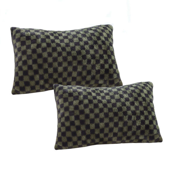 Soga 2X 30Cm Urban Light Luxury Dark Green Checkered Lumbar Throw Pillow, Furniture, Living Room Furniture, Occasional Chairs, , ,  - Nz Depot 1