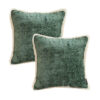 SOGA 2X 45cm Jade Green Home aesthetic chenille texture tassel square Throw Pillow, Furniture>Living Room Furniture>Occasional Chairs, , , , , - NZ DEPOT 1