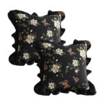SOGA 2X 45cm Square Vintage Decorative Embroidered Square Throw Pillow, Furniture>Living Room Furniture>Occasional Chairs, , , , ,  - NZ DEPOT 1