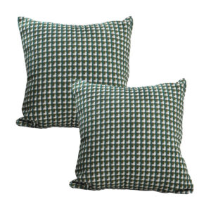 SOGA 2X 45cm Subtle Green Foliage Pillow SquareThrow pillow, Furniture, Living Room Furniture, Occasional Chairs, , ,  - NZ DEPOT 1