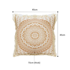 SOGA 2X 50cm Pillow Cover Moon Decor Cotton Decorative Throw Pillow, Furniture, Living Room Furniture, Occasional Chairs, , ,  - NZ DEPOT 2