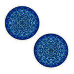 SOGA 2X 90cm Blue Mandala Round Carpet for Living Room Bedroom Anti-slip Doormat, Home Decor, Home & Living>Home Decor>Rugs>Shaggy Rugs, , , , ,  - NZ DEPOT 1