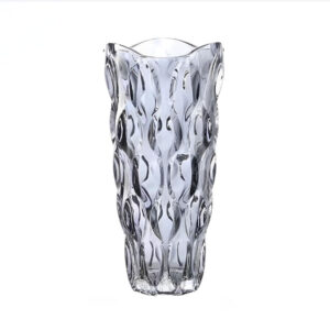 SOGA 30cm Glass Grey Vase Crystal VASE Thick Modern Home Decor, Home & Living, Home Decor, Vases, , ,  - NZ DEPOT 1